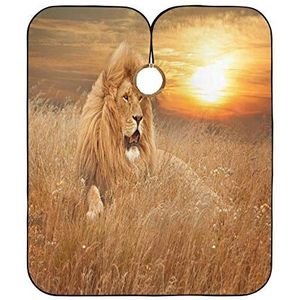 Kapper Kapper Cape Afrikaanse Leeuw Salon Cape Waterdichte Kapper Cape Doek Anti-Statische Kappers Salon Cape Voor Salon Styling Kappers