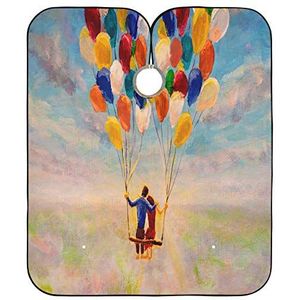 Kappers Schort Jong Paar Kappers Jurk Waterdichte Kapper Schort Anti-Statische Salon Cape Voor Kappers Styling Snijden