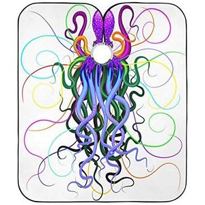 Schort Psychedelische Octoplus Kappers Cape Verstelbare Kapper Cape Professionele Kapper Schort Voor Kapsel Kappers Salon