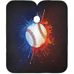 Kapper Schort Cape Aquarel Baseball Styling Capes Professionele Kappers Jurk Vlekbestendige Kappers Cape Voor Kappers Kapper Kleurplaten