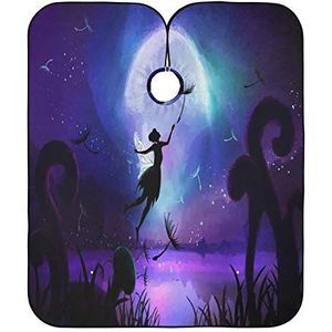 Schort Fairy Tale Kapper Kapper Cape Vlekbestendig Kapper Kapper Cape Waterdichte Kappers Schort Voor Kinderen Haar Snijden Familie