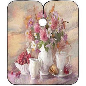 Salon Cape Vaas Boeket Kappers Salon Cape Unisex Kappers Schort Professionele Haar Snijden Schort Voor Kleuren Vrouwen Styling