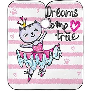 Schort Kleine Prinses Kitty Haar Snijden Schort Gepersonaliseerde Haar Snijden Jurk Anti-Statische Haar Snijden Jurk Voor Kapper Kapper Salon