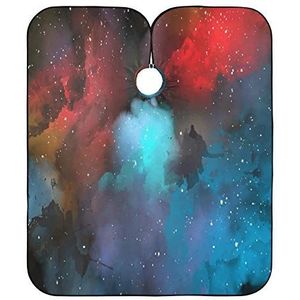 Kappers Cape Aquarel Galaxy Kapper Kapper Cape Gepersonaliseerde Kappers Jurk Unisex Kappers Schort Voor Salon Vrouwen Styling