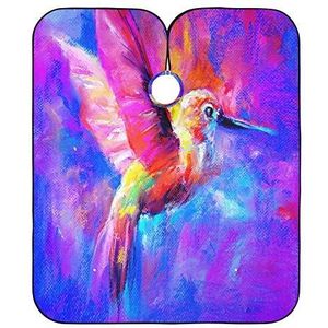 Kappers Salon Cape Pastel Schilderen Van Vogel Haar Snijden Jurk Antistatische Kappers Jurk Gepersonaliseerde Kapper Schort Cape Voor Kinderen Knippen Kapsel