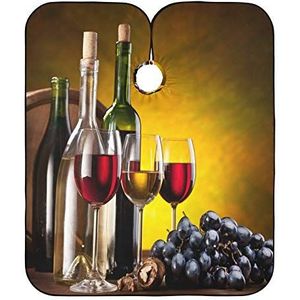 Kapper Schort Wijnfles Eiken Vaten Kappers Jurk Anti-Statische Kapper Schort Cape Professionele Kappers Jurk Voor Kapper Snijden Mannen