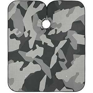 Kapper Cape Camouflage Patroon Volledige Lengte Cape Verstelbare Kapper Jurk Anti-Statische Kappers Voor Mannen Kapper Kapper