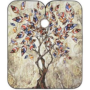 Kappers Jurk Boom Art Schilderen Kappers Cape Verstelbare Kapper Schort Unisex Kapsel Schort Jurk Voor Kapper Kids Kapsel Kapsel