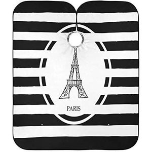 Salon Cape Eiffeltoren In Parijs Haar Snijden Schort Unisex Haar Snijden Cape Waterdichte Kappers Jurk Voor Kappers Kapper Kapper