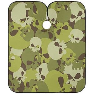 Kapsel Cape Militaire Camo Schedels Kapper Kapper Cape Anti-Statische Haar Snijden Schort Waterdichte Salon Toga's Voor Salon Kinderen Styling