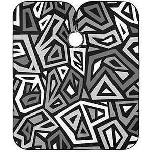 Kappers Jurk Abstracte Geometrie Camo Salon Cape Anti-Statische Haar Snijden Schort Gepersonaliseerde Kapper Kapper Cape Voor Salon Kappers Kapsel Kapsel