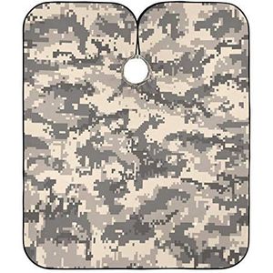 Kapper Cape Bruin Woestijn Digitale Camouflage Kappers Anti-Statische Haar Snijden Jurk Waterdichte Kapper Schort Voor Kappers Haar Snijden Snijden