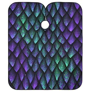 Kappers Cape Dragon Scales Textuur Salon Cape Verstelbare Haar Snijden Cape Gepersonaliseerde Haar Snijden Jurk Voor Salon Kappers Kapper