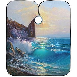 Salon Cape Strand Schilderen Kappers Cape Gepersonaliseerde Styling Capes Unisex Kapper Kapper Cape Voor Mannen Kapper Vrouwen