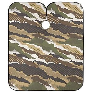 Kappers Schort Abstracte Mimetic Gestippelde Camo Kappers Gepersonaliseerde Styling Capes Verstelbare Kappers Cape Voor Mannen Vrouwen Familie