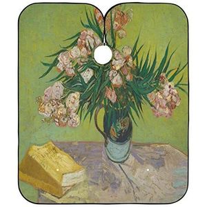 Kappers Oleander Schilderen Kappers Schort Waterdichte Kappers Jurk Verstelbare Kappers Cape Voor Haar Snijden Kleuren Mannen