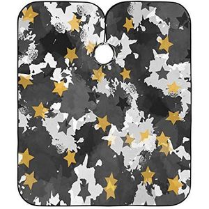 Kapper Cape Stars Camouflage Kapper Kapper Cape Verstelbare Kappers Cape Anti-Statische Kapper Cape Doek Voor Kinderen Kapper Haar Knippen