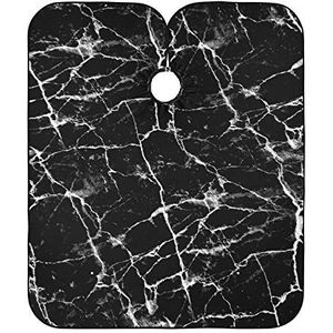 Haar Snijden Jurk Zwart Marmer Textuur Kappers Salon Cape Waterdichte Salon Cape Anti-Statische Styling Capes Voor Vrouwen Salon Kids