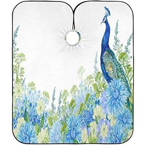 Kapper Cape Bloem Pauw Kappers Schort Verstelbare Styling Capes Waterdichte Kappers Salon Cape Voor Kappers Kleurplaten Familie