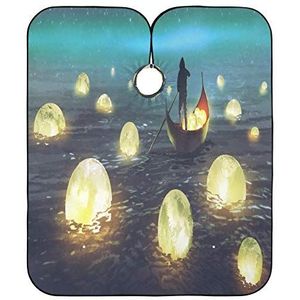 Kapper Kapper Cape Drijvende Satelliet Kappers Salon Cape Gepersonaliseerde Kapper Jurk Unisex Kapper Schort Voor Kinderen Kids Haar Knippen