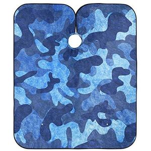 Haar Snijden Schort Navy Camouflage Kappers Schort Waterdichte Kappers Salon Cape Unisex Haar Snijden Jurk Voor Vrouwen Familie Haar Snijden