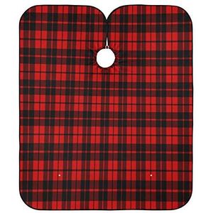 Kapper Schort Cape Schotse Tartan Kappers Schort Waterdichte Kapper Cape Unisex Volledige Lengte Cape Voor Kapper Haar Snijden Kinderen