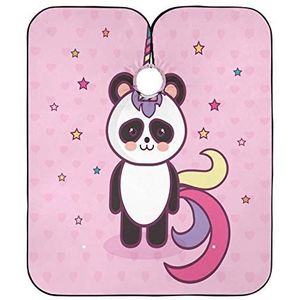Kapper Kapsel Cape Leuke Dieren Panda Kapper Jurk Waterdichte Kapper Cape Doek Vlekbestendig Kapsel Cape Voor Kinderen Salon Styling