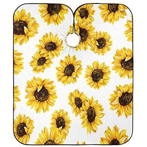 Kapper Kapper Cape Zonnebloem Patroon Kappers Schort Waterdicht Kapper Kapper Cape Unisex Kappers Salon Cape Voor Haar Snijden Kinderen Kids