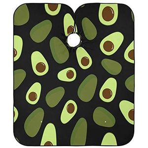 Kappers Jurk Avocado's Haarknippen Cape Mode Schort Verstelbare Salon Cape Voor Volwassenen Haarknippen Kinderen