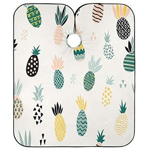 Kappers Salon Cape Leuke Ananas Kappers Jurk Verstelbare Haar Snijden Jurk Vlekbestendige Salon Jurken Voor Styling Mannen Kapper