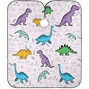 Kappers Cape Leuke Dinosaurussen Volledige Lengte Cape Vlekbestendig Haar Snijden Cape Professionele Kappers Salon Cape Voor Mannen Vrouwen Familie