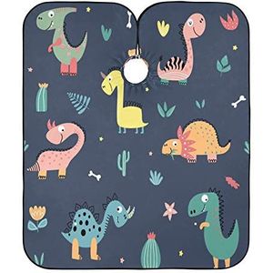 Kappers Jurk Grappige Dinosaurus Haarknippen Cape Originele Kapperscape Universele Kappers Schort Voor Vrouwen Haarstyling Kinderen