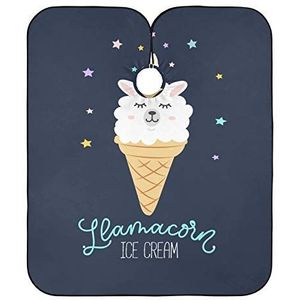 Salon Cape Ijs Lama Kapper Jurk Professionele Kappers Jurk Anti-Statische Kapper Cape Doek Voor Kinderen Snijden Styling