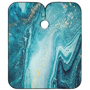 Haarsnijcape, abstracte oceaanmarmer, saloncape, antistatische kappersmantel, professionele haarsnijcape voor salon, kapsel, haarstyling