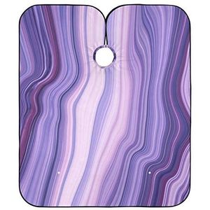 Haar Snijden Cape Paars Marmeren Kapper Kapper Cape Vlekbestendig Volledige Lengte Cape Professionele Kapsel Cape Voor Salon Kapsel Kapper