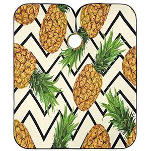 Kapsel Schort Jurk Mooie Ananassen Patroon Kappers Jurk Anti-Statische Kapper Schort Gepersonaliseerde Haar Snijden Jurk Voor Kleuren Salon Styling