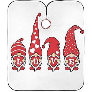 Salon Toga's Leuke Dwerg Liefde Dag Kapper Kapper Cape Waterdichte Kappers Schort Unisex Kapsel Cape Voor Snijden Salon Styling