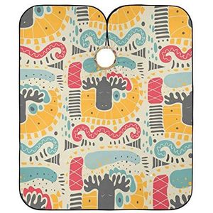 Kappers Jurk Bohemian Stijl Kappers Cape Professionele Kapper Kapper Cape Anti-Statische Haar Snijden Cape Voor Kinderen Styling Vrouwen