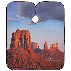 Kappers Jurk Utah Monument Valley Kappers Schort Gepersonaliseerde Volledige Lengte Cape Waterdichte Kappers Schort Voor Mannen Kleuren Vrouwen