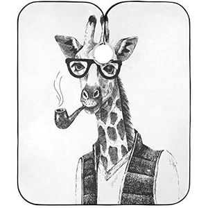 Salonjurken Hipster Giraffe Styling Capes Gepersonaliseerde Kapper Schort Unisex Kapper Kapper Cape Voor Mannen Vrouwen Kids