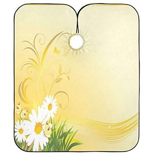 Haar Snijden Jurk Kamilles En Vlinders Kappers Jurk Verstelbare Salon Cape Vlekbestendig Kapper Kapper Cape Voor Vrouwen Kleurplaten Kapsel