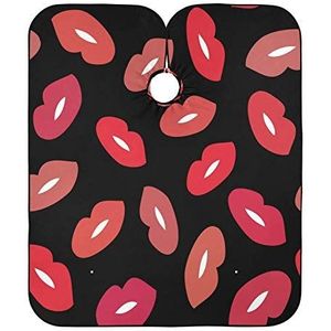 Kappers Jurk Lippen Textuur Kapper Schort Gepersonaliseerde Kappers Schort Unisex Kappers Schort Voor Styling Vrouwen Familie