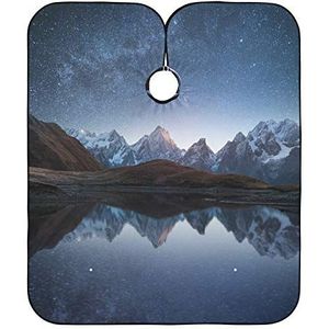 Schort Bergzee-Nachthemel Kapperscape Universeel Kapsel Cape Waterdichte Salon Kappers Capes Voor Salon Kinderen Haarknippen