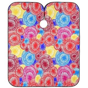 Kapsel Cape Bloemen En Waterlelies Kappers Cape Waterdichte Kappers Cape Unisex Haar Snijden Schort Voor Kinderen Snijden Mannen