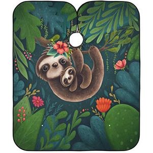 Kapsel Schort Jurk Leuke Luiaards Kapper Kapper Cape Gepersonaliseerde Kapper Schort Verstelbare Kappers Jurk Voor Mannen Vrouwen Kinderen