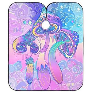 Kapper Schort Cape Magic Paddestoelen Kapper Jurk Verstelbare Kappers Schort Anti-Statische Kapper Kapper Cape Voor Styling Salon Mannen