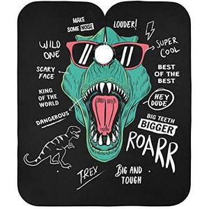 Salon Cape Cool Dinosaurus Schort Anti-Statische Kappers Cape Vlekbestendig Haar Snijden Cape Voor Styling Kapper Kapsel