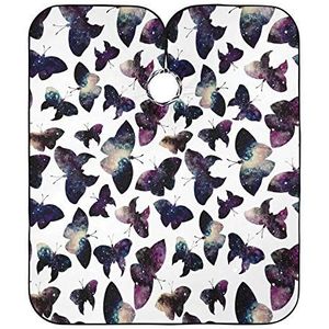 Kappers Jurk Aquarel Vliegende Vlinders Kappers Schort Gepersonaliseerde Styling Capes Vlekbestendig Kapsel Schort Jurk Voor Snijden Kleuren Kapper