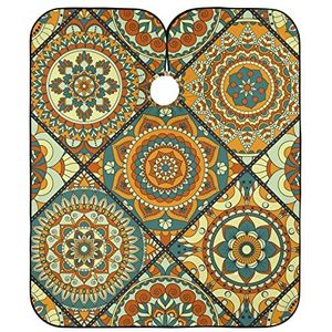 Salon Cape Arabesque Grafische Patroon Kapper Cape Doek Verstelbare Kapper Kapper Cape Gepersonaliseerde Kapper Jurk Voor Haar Knippen Styling Mannen