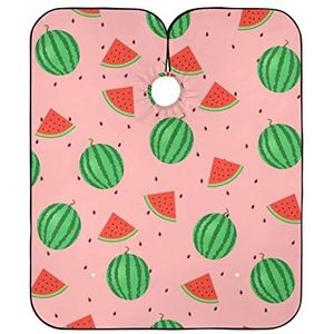 Salon Toga's Watermeloen En Gesneden Watermeloen Kappers Waterdicht Kapsel Cape Unisex Kapper Kapper Cape Voor Salon Haar Snijden Kapper